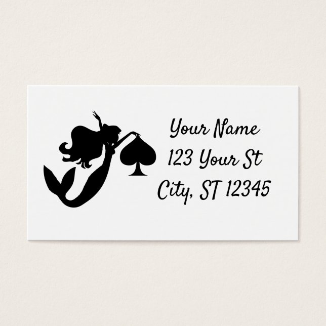 Black Spade Mermaid Silhouette Thunder_Cove (Vorderseite)