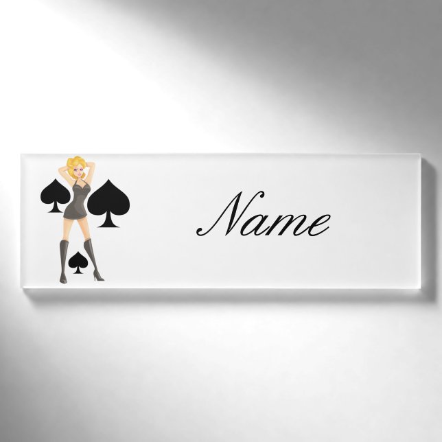 Black Spades Blonde Queen Thunder_Cove Namenschild (Vorderseite)
