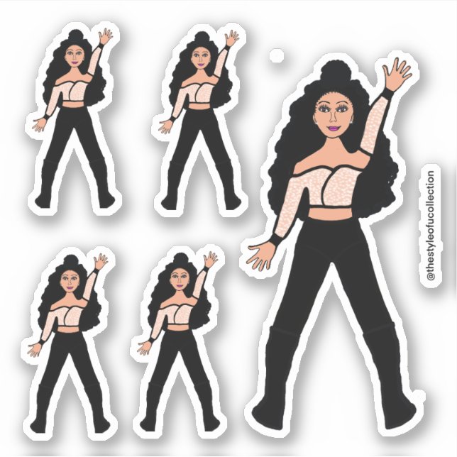 Black Spark Dancer Stickers #2 Aufkleber (Vorderseite)