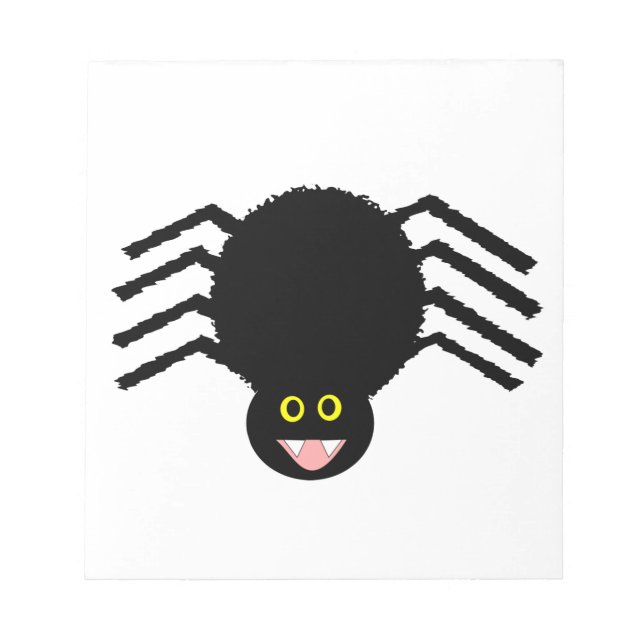 Black Spider Editor Notizblock (Vorderseite)