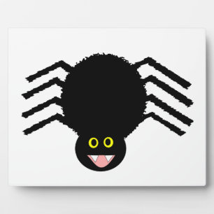 Black Spider Plaque Fotoplatte