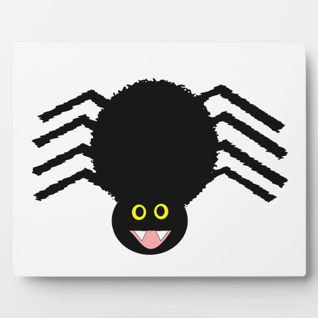 Black Spider Plaque Fotoplatte (Vorderseite)
