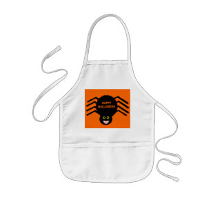 Black Spione Halloween Kids Kochen Schürze
