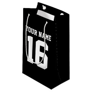 Black Sporty Team Jersey Kleine Geschenktüte