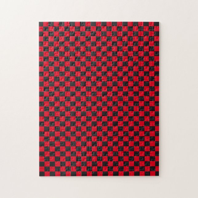 Black Squares Red Ladybug Colors Käfer (Vertikal)