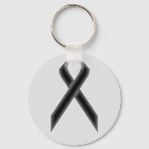 Black Standard Ribbon von Kenneth Yoncich Schlüsselanhänger