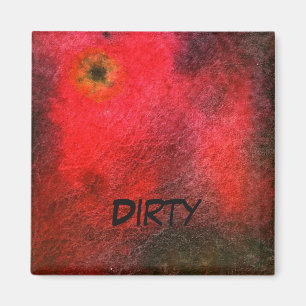 "Black Star" Abstrakte Geschirrspüler Status Magne Magnet