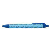 Black Starry Dominic, Name, Blue Ink Pen
