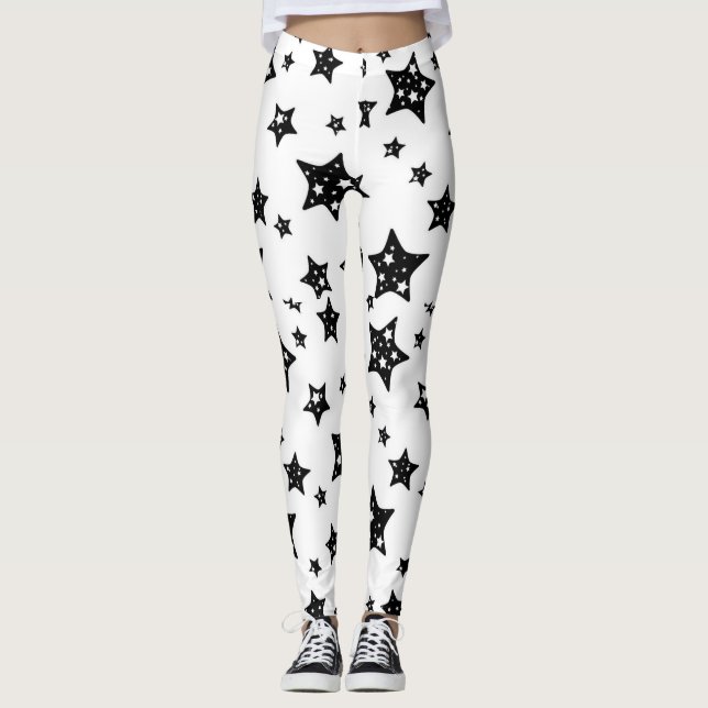 Black Stars Leggings (Vorderseite)