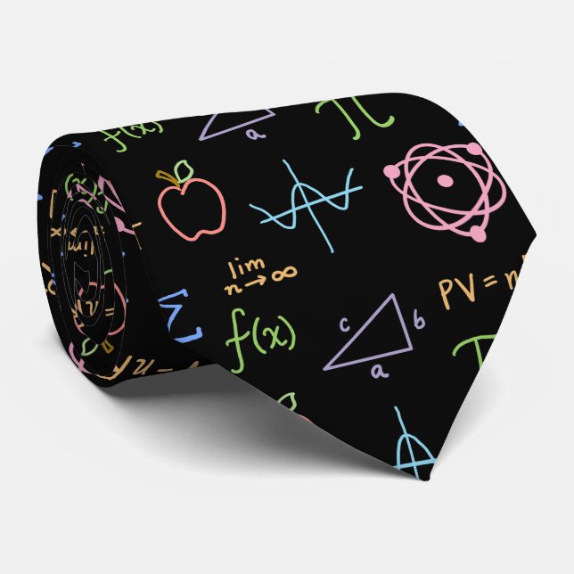 Black STEM Neck Tie Krawatte (Gerollt)