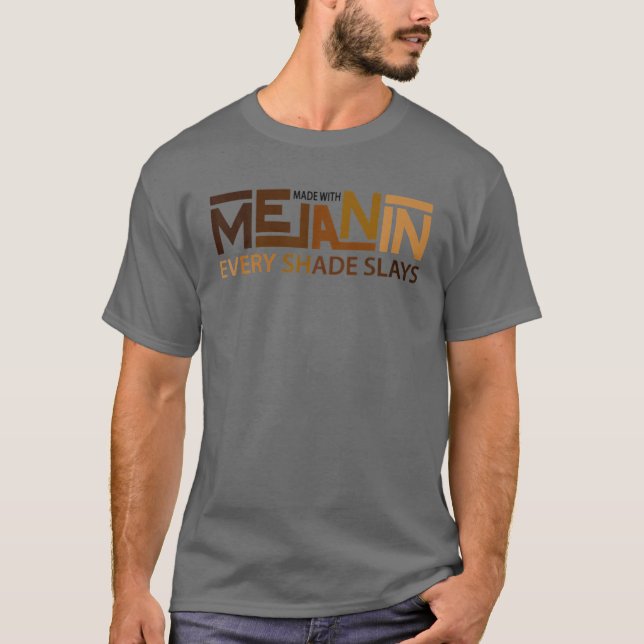 Black Strong Afro Liebe Melanin African American W T-Shirt (Vorderseite)