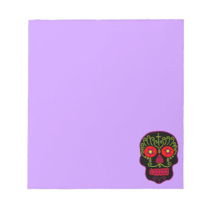 Black Sugar Skull Notizblock