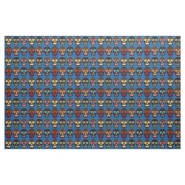 Black Sugar Skulls Stoff (Fat Quarter (45,7 x 55,9 cm))