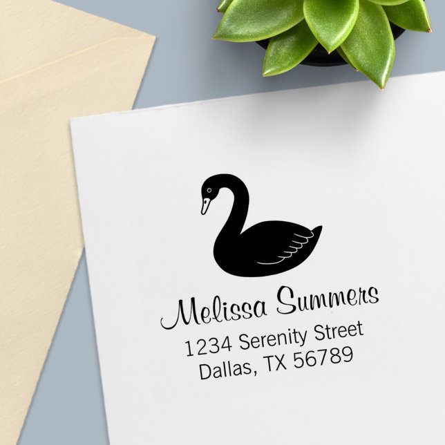 Black Swan-Adresse Permastempel (Von Creator hochgeladen)