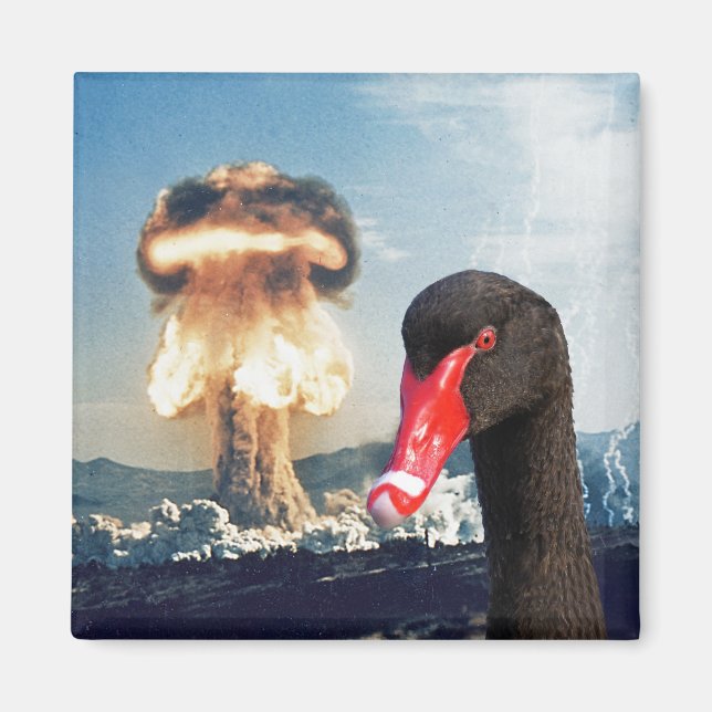Black Swan Desaster Magnet (Vorne)