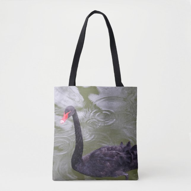 Black Swan Tote Bag Tasche (Vorderseite)