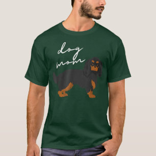 Black & Tan Cavalier King Charles Spaniel Dog Mama T-Shirt
