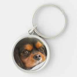 Black & Tan Cavalier King Charles Spaniel Schlüsse Schlüsselanhänger