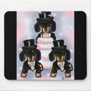 Black & Tan Doxie Grooming Mousepad