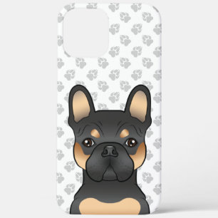 Black & Tan French Bulldog / Frenchie Cartoon Dog Case-Mate iPhone Hülle