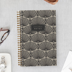 Black & Tan Personalisiertes Notizbuch für Deco-