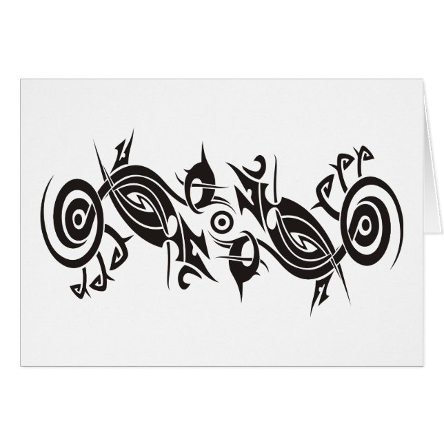 Black Tattoo Tribal 2 (Vorderseite (Horizontal))
