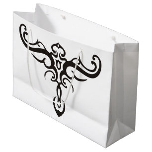 BLACK TATTOO TRIBAL III + Ihre Idee Große Geschenktüte