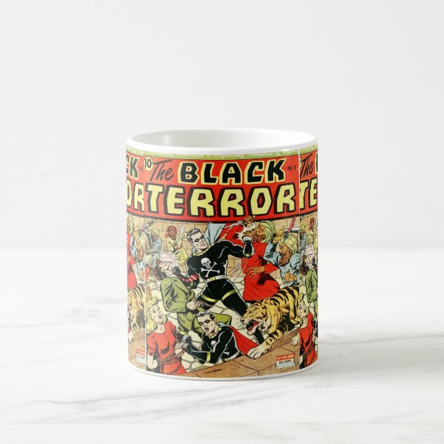 Black Terror Comic Kaffeetasse (Mittel)