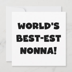 Black Text Best Nonna T - Shirt and Gifts