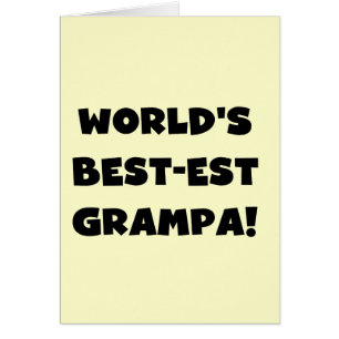 Black Text Les meilleurs t-shirts Grampa du monde
