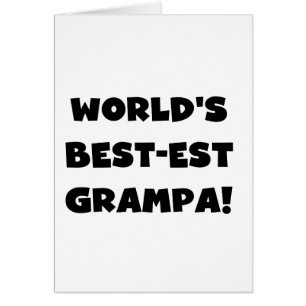 Black Text Les meilleurs t-shirts Grampa du monde