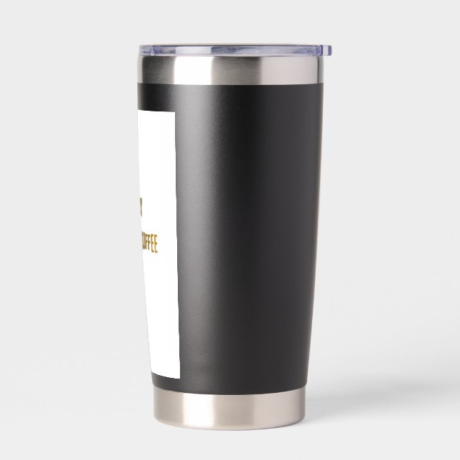Black thermal tumbler  thermobecher (Links)