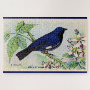 Black Throated Blue Warbler großes Puzzle
