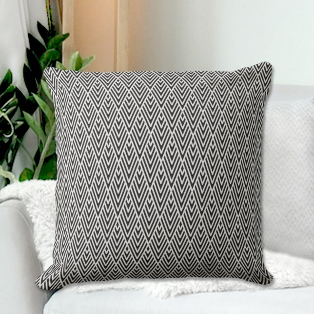 Black Throw Pillow Kissen (Von Creator hochgeladen)