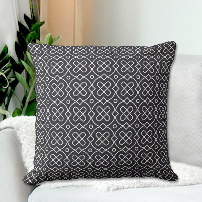 Black Throw Pillow Kissen (Von Creator hochgeladen)