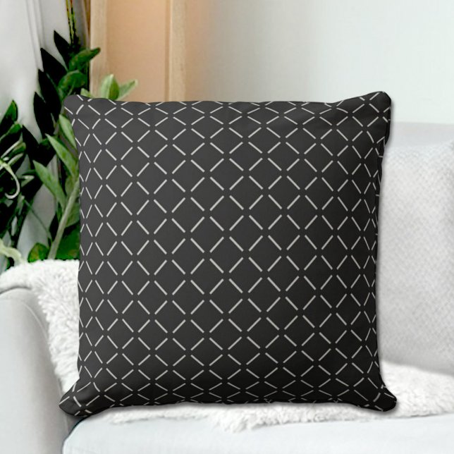 Black Throw Pillow Kissen (Von Creator hochgeladen)