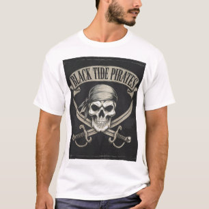 Black-Tide-Piratenflagge T-Shirt