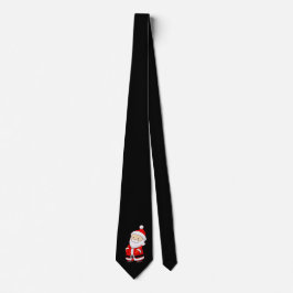 Black Tie W/Santa Krawatte