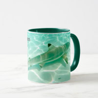 Black Tipp Reef Shark Moorea Kaffeepause Tasse