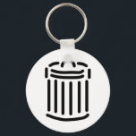 Black Trash Can Symbol Schlüsselanhänger<br><div class="desc">Hier bei der SYMBOLICAL STORE stehen mehr als 40 Symbole zur Auswahl. Fügen Sie diesem Produkt Ihre Text- oder Hintergrundfarbe hinzu. Ändern Sie auch die Größe des Bildes, um größer, kleiner oder gekachelt zu sein, um den gesamten Bereich zu füllen. Diese Optionen sind bei den meisten Produkten verfügbar! Klicken Sie...</div>