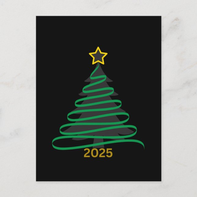 Black Tree Postkarte (Vorderseite)