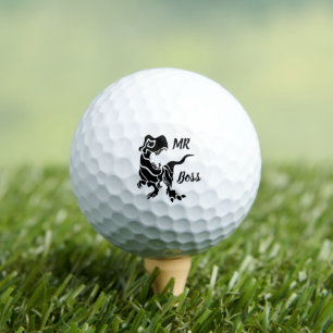 Black Trex The Boss Dino Golfball