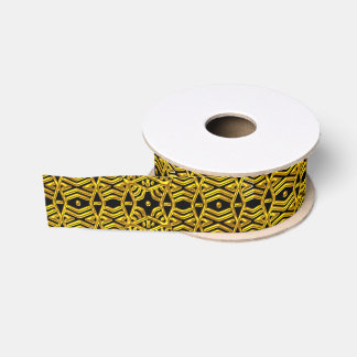 Black Tribal Gold Ripsband