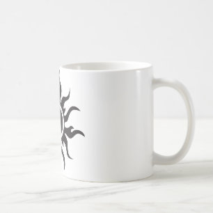 Black Tribal Sun Kaffeetasse