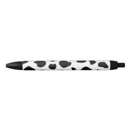 Black Trim Pen - Kuhdruck - Schwarze Tinte Kugelschreiber