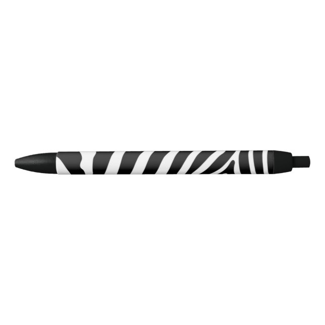 Black Trim Pen - Zebra Print - Black Ink Kugelschreiber (Vorderseite)