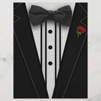 Black Tuxedo mit Bow-Krawatte Flyer