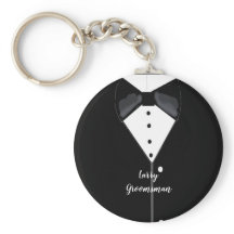 Black Tuxedo Personalisierter Trauzeuge