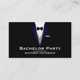 Black Tuxedo, Sleek & Modern Bachelor Party Ticket