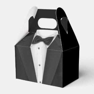 Black Tuxedo und Hochzeitskleid Geschenkschachtel